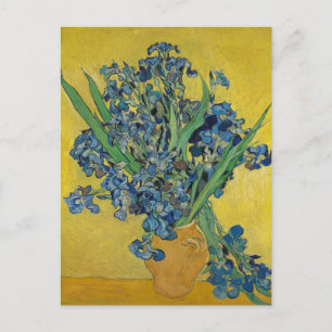Carte Postale Nature morte : Vase avec iris par Vincent Van Gogh