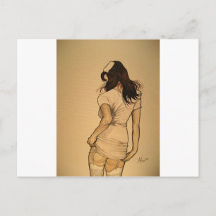 Carte Postale Naughty Nurse