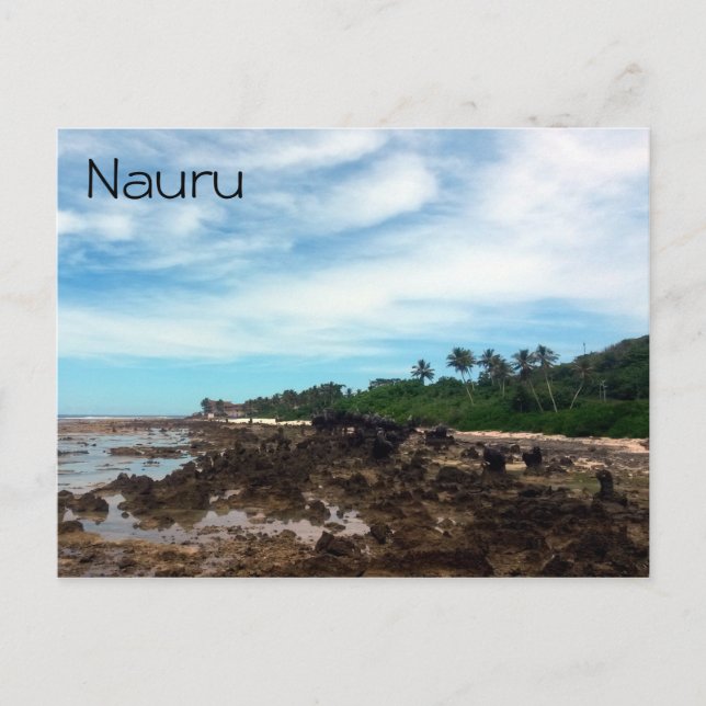 Carte Postale nauru côtier (Devant)