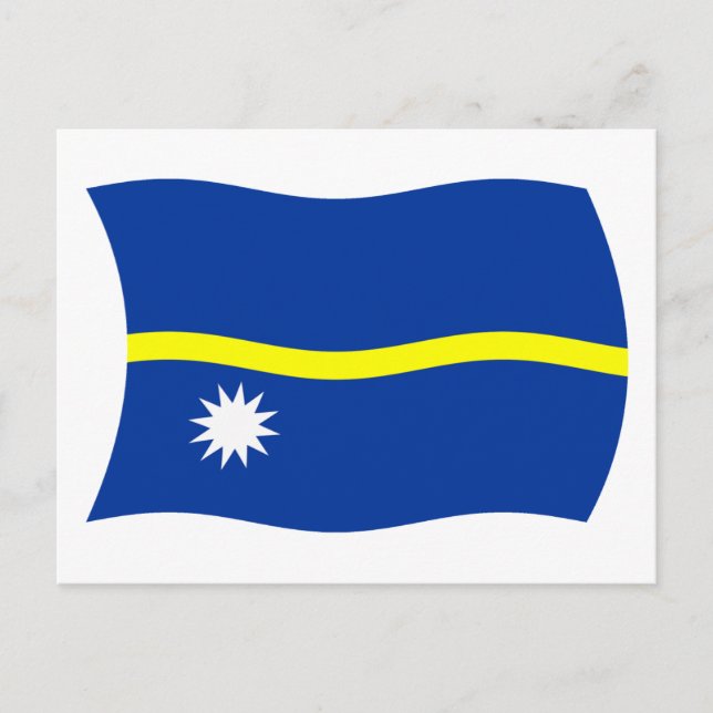 Carte postale Nauru Flag (Devant)