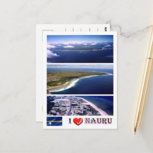 Carte Postale Nauru - I Love -