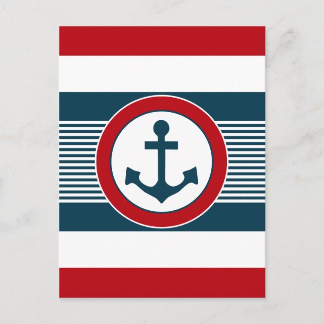 Carte Postale Nautical design (Devant)