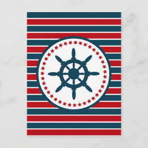 Carte Postale Nautical design