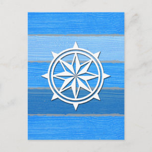 Carte Postale Nautical themed design