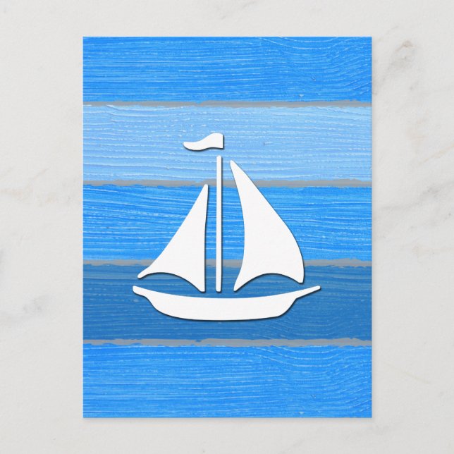 Carte Postale Nautical themed design (Devant)