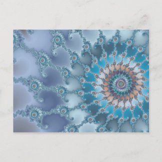 Carte Postale Nautilus - Art fractal