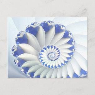 Carte Postale Nautilus bleu