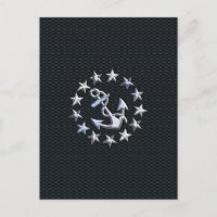 Nautique Yacht Drapeau Chrome Ensigne sur Grille I