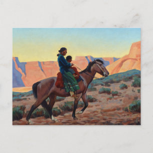 Carte Postale Navajo Mother, 1945 par Maynard Dixon