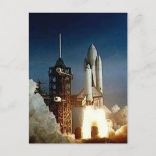 Carte Postale Navette en forme Columbia