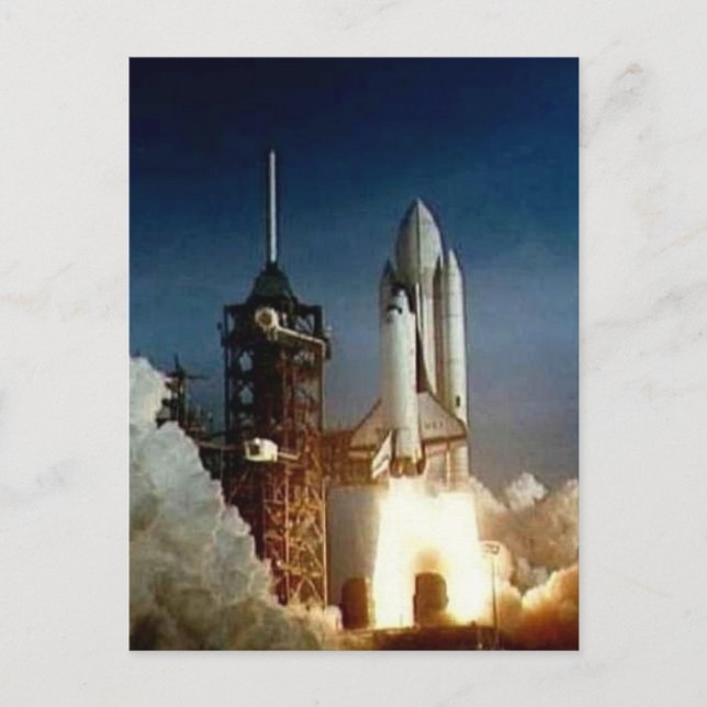 Carte Postale Navette en forme Columbia (Devant)