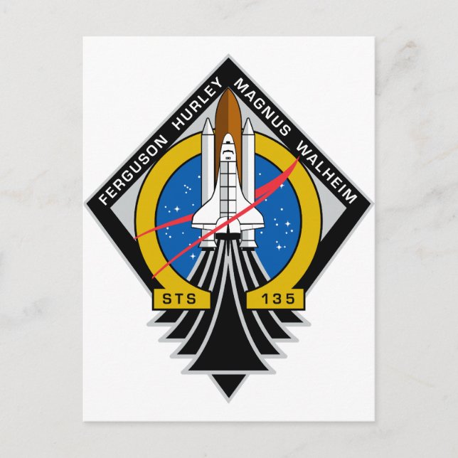 Carte Postale Navette spatiale Atlantis (Devant)