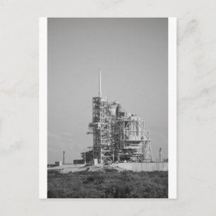 Carte Postale Navette spatiale en noir et blanc