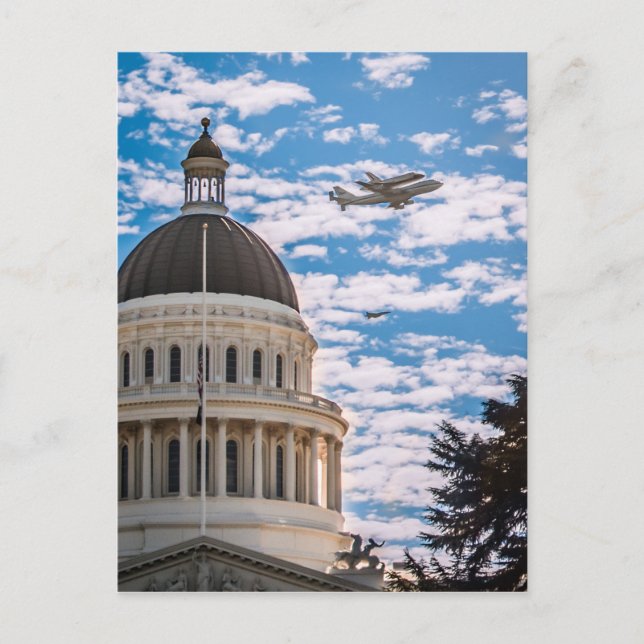 Carte Postale Navette spatiale Endeavour (Devant)