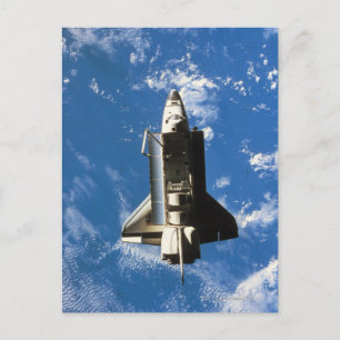 Carte Postale Navette spatiale Orbite Terre 2
