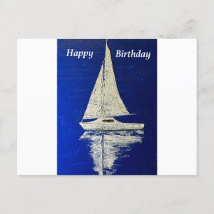 Carte Postale Naviguer Joyeux Anniversaire 