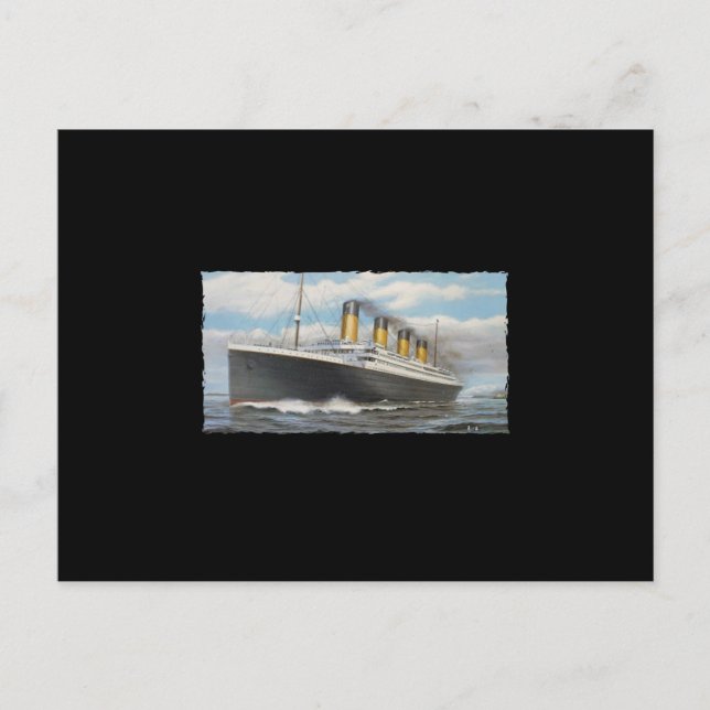 Carte Postale Navire à voiles - Navigation cool (Devant)