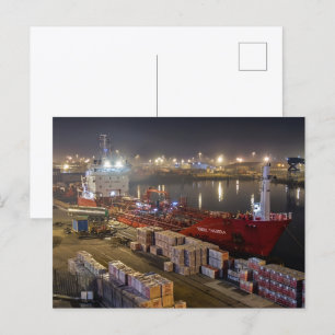 Carte Postale Navire cargo Rikke Theresa au port de Hull
