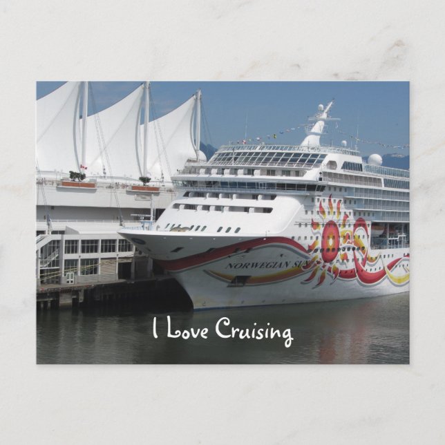 Carte Postale Navire de croisière (Devant)