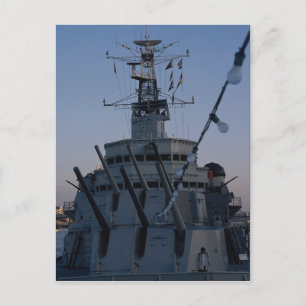 Carte Postale Navire historique de la Royal Navy "HMS, Belfast-L