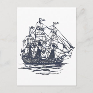 Carte postale navire nautique
