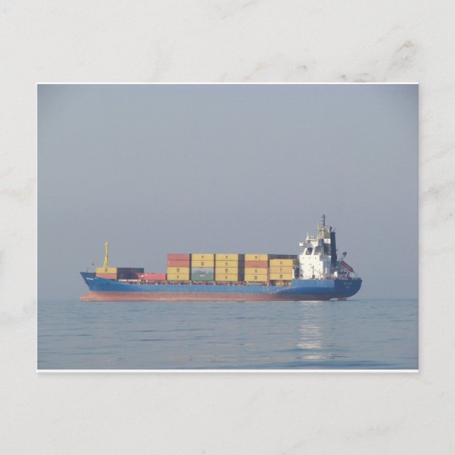 Carte Postale Navire porte-conteneurs Volos (Devant)