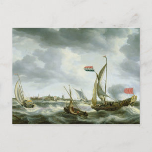 Carte Postale Navires en mer
