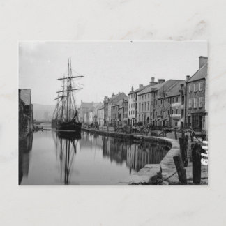 Carte Postale Navires marchands, Newry Irlande, vintage