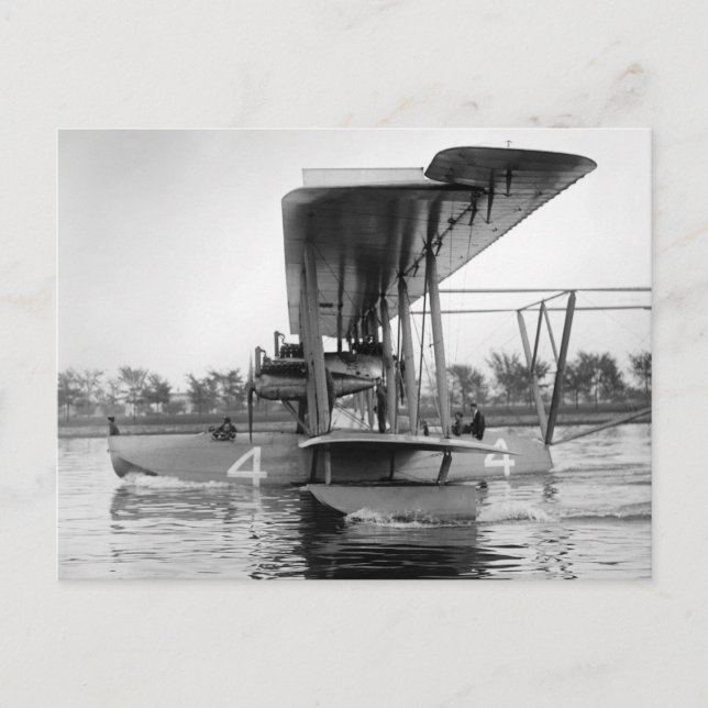 Carte Postale Navy Curtiss NC-4 Bateau volant, 1918 (Devant)