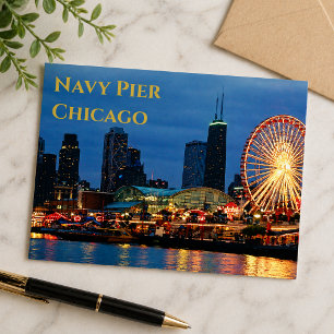 Carte Postale Navy Pier Chicago, Illinois Postcard