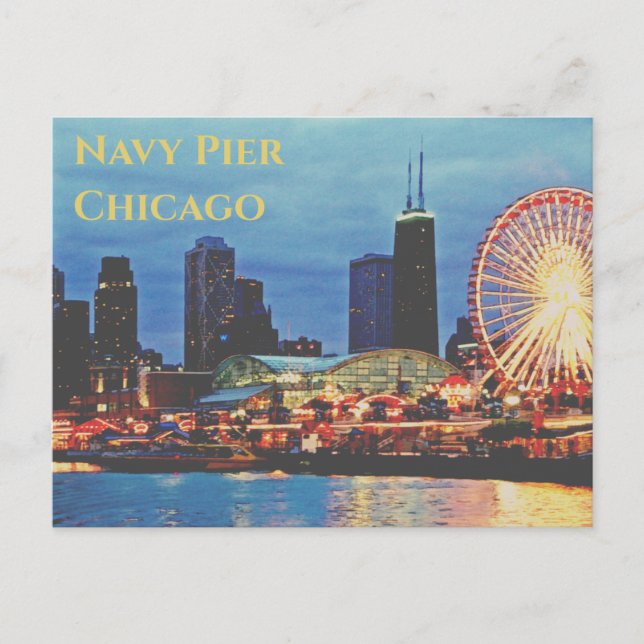 Carte Postale Navy Pier Chicago, Illinois Postcard (Devant)