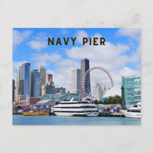 Carte postale Navy Pier Chicago Vacances voyage