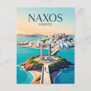 Carte Postale Naxos Grèce