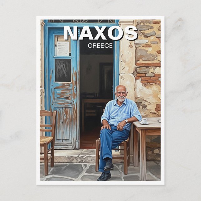 Carte Postale Naxos Grèce Iles Voyages (Devant)