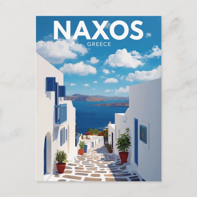 Carte Postale Naxos Portara Temple of Apollo (Devant)