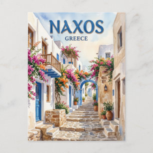 Carte Postale Naxos Vieille Ville Grèce