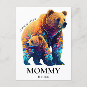 Carte Postale N'ayez pas peur Maman est là - Fête des Mères