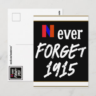 Carte postale Ne jamais oublier 1915