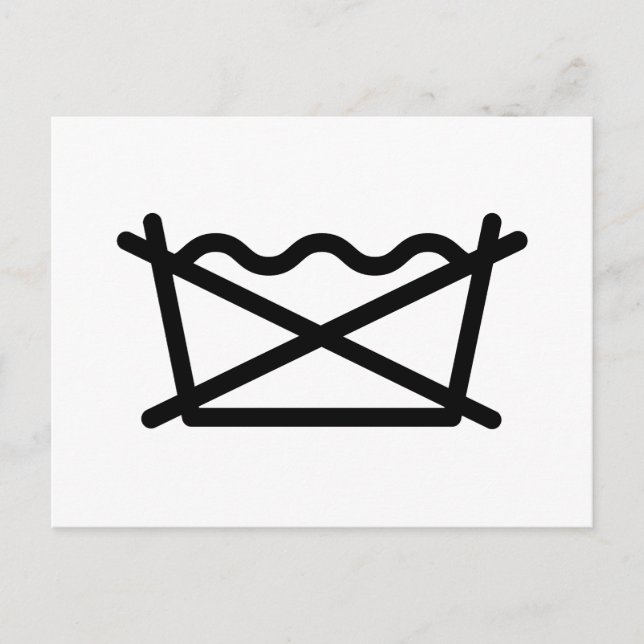 CARTE POSTALE NE LAVEZ PAS ! (Devant)