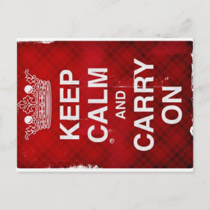 Carte Postale Ne paniquez pas....