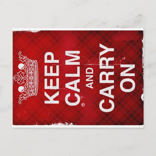 Carte Postale Ne paniquez pas... (Devant)