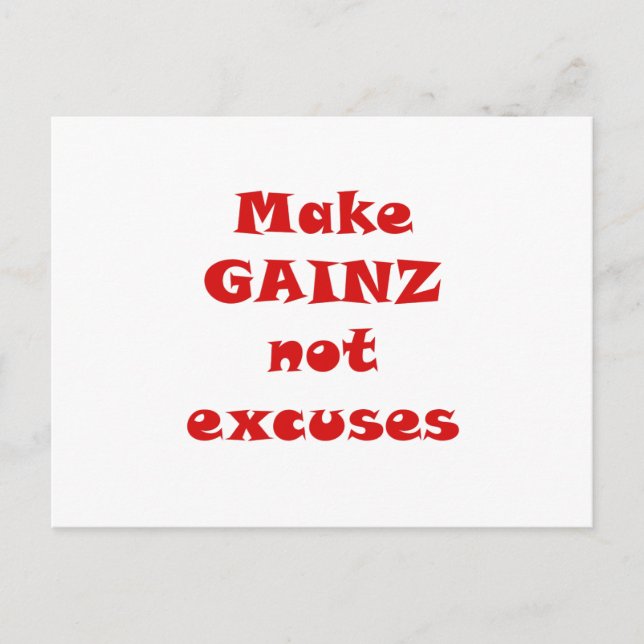 Carte Postale Ne pas expliquer Gainz (Devant)