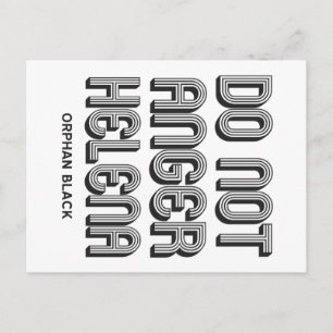 Carte Postale Ne pas irriter Helena