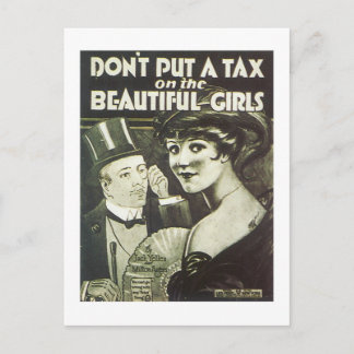 Carte Postale Ne pas taxer la belle fille Songbook Co