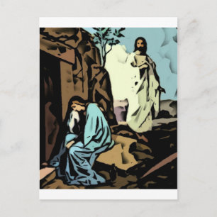 Carte Postale Ne pleure pas, la tombe est vide