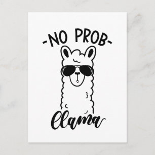 Carte Postale Ne refroidissez aucun lama de Prob