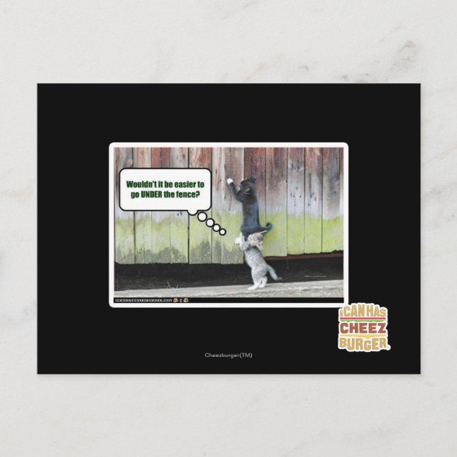 Carte Postale Ne serait-ce pas plus facile (Devant)