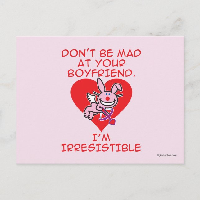 Carte Postale Ne sois pas fou (Devant)