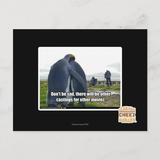 Carte Postale Ne sois pas triste (Devant)