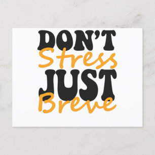 Carte Postale Ne stressez pas, juste une brève dyslexie, cadeau